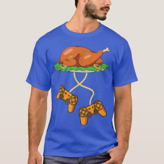 Gamer Thanksgiving Turkey Video Games Kinder Boys T-shirt