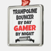 Gamer Trampoline Uitsmijter Metalen Ornament (Links)