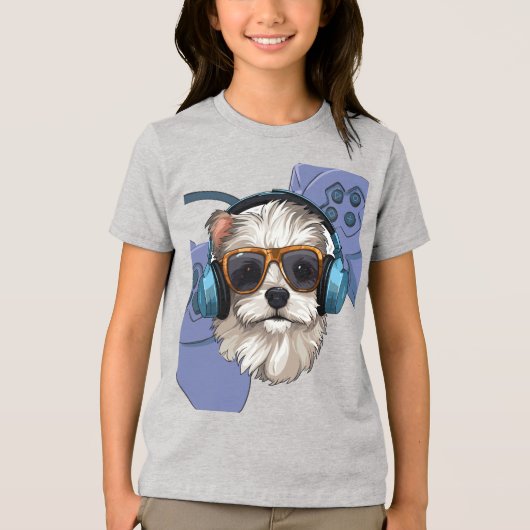 Gamer Tri-Blend Shirt (Voorkant)