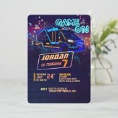 Gamer Truck-uitnodiging Kaart (Staand voorkant)