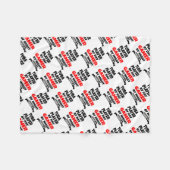 Gamer Tuba-speler Fleece Deken (Voorkant (Horizontaal))