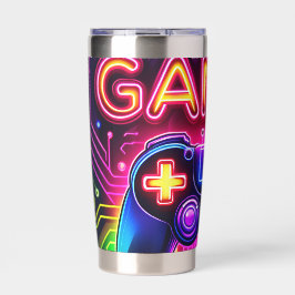 Gamer Tumbler Cup Geïsoleerde Drinkbeker