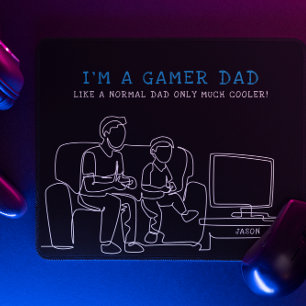 Gamer Vader Moederdag voor vader Muismat