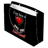 Gamer Valentijn Cadeaus Groot Cadeauzakje (Achterkant Gekanteld)