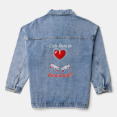 Gamer Valentijn Denim Jas Jacket (Achterkant)