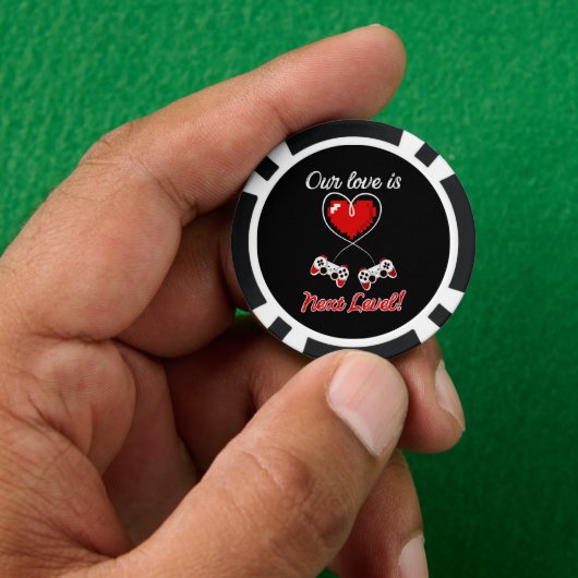 Gamer Valentijn Poker Chips (Hand)