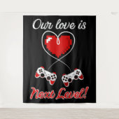 Gamer Valentijn Tapestry Wandkleed (Voorkant)