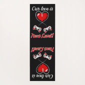 Gamer Valentijn Yoga Mat (Achterkant)