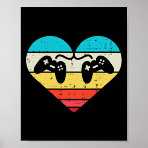 Gamer Valentijnsdag Mannen Jongens Meisje Kinder T Poster