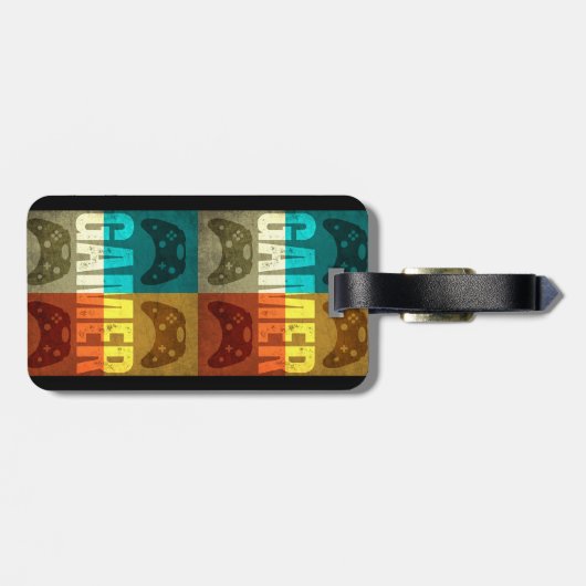 GAMER  VIDEO GAME CONTROLLER BAGAGELABEL (Achterkant horizontaal)