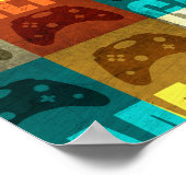 GAMER  VIDEO GAME CONTROLLER POSTER (Hoek)