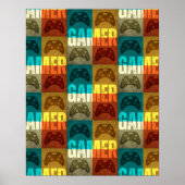 GAMER  VIDEO GAME CONTROLLER POSTER (Voorkant)