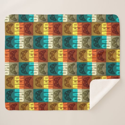 GAMER  VIDEO GAME CONTROLLER SHERPA DEKEN (Voorkant (horizontaal))