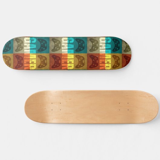 GAMER  VIDEO GAME CONTROLLER SKATEBOARD (Horizontaal)