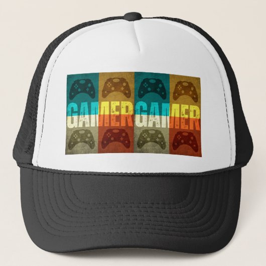 GAMER  VIDEO GAME CONTROLLER TRUCKER HAT PET (Voorkant)