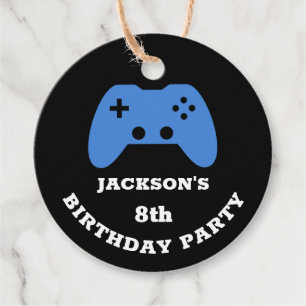 Gamer Video Game Party Dank u gepersonaliseerd Bedankjes Labels