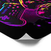 Gamer Videogame Controller 16 Poster (Hoek)