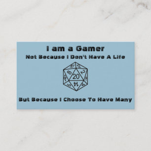 Gamer-Visitekaartjes Visitekaartje