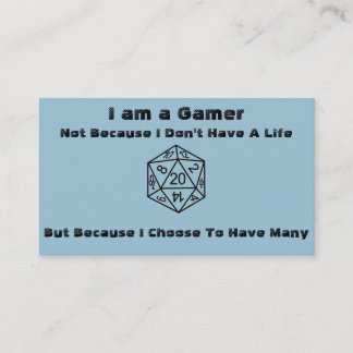 Gamer-Visitekaartjes Visitekaartje