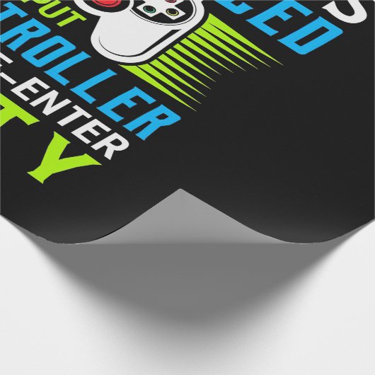 Gamer werd gedwongen om mijn controller te zetten cadeaupapier (Hoek)