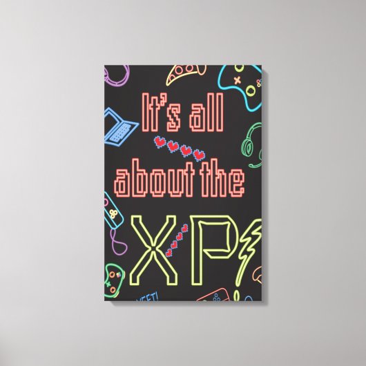 Gamer XP Canvas Afdruk (Voorkant)