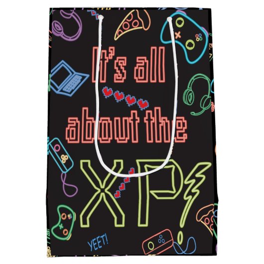 Gamer XP Medium Cadeauzakje (Achterkant)