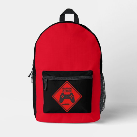 Gamer Zone Design BackPack sac (Recto)