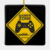 Gamer Zone Video Gaming Ornament (Voorkant)
