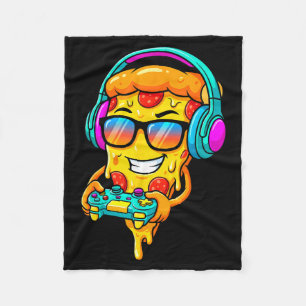 Gamer Zza Slice Video Gaming Jongen Enthousiast Ga Fleece Deken