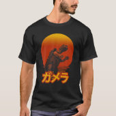 Gamera  Retro Grafisch T-shirt (Voorkant)
