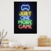 Gamercadeau | Gamer nog maar één speeltje Poster (Keuken)