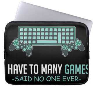 Gamercadeau | Ik heb te veel games Laptop Sleeve