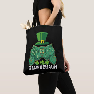 Gamerchaun Gamer Spelletjes St Patrick's Day Draagtas
