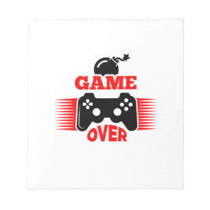 Gamerigenspel over notitieblok