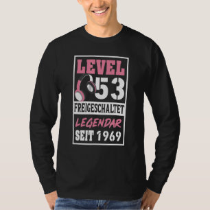 Gamermeisje van 53 jaar sinds 1969, geboortedag Vi T-shirt