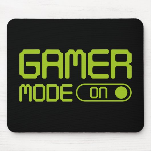 Gamermodus aan muismat (Voorkant)