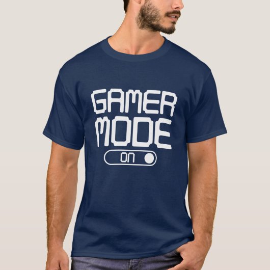 Gamermodus aan t-shirt (Voorkant)
