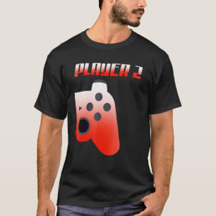 Gameroutfit voor spelers 2 partner voor multiplaye t-shirt