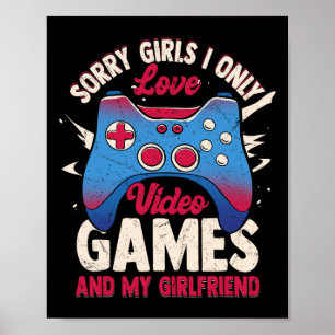 Gamerprioriteiten – Videogames en vriendin  Poster