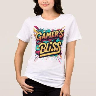 Gamer's Bliss T-Shirt Design (Zazzle) Verhoog je n