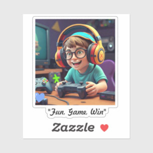 "Gamer's Delight" Sticker
