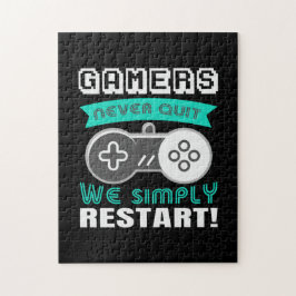 Gamers die we gewoon opnieuw beginnen legpuzzel