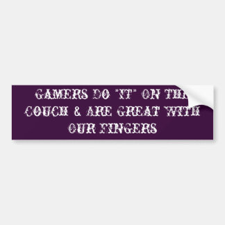 Gamers doen 'IT'-bumberticker Bumpersticker