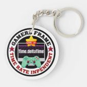 Gamers Lijst - Time Rate Onafhankelijk Sleutelhanger (Achterkant)