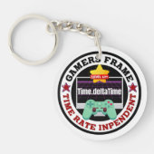 Gamers Lijst - Time Rate Onafhankelijk Sleutelhanger (Voorkant)