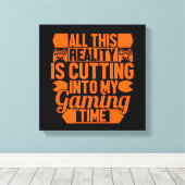 Gamers Only Canvasprint Canvas Afdruk (Insitu (Houten vloer))