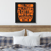 Gamers Only Canvasprint Canvas Afdruk (Insitu (Slaapkamer))