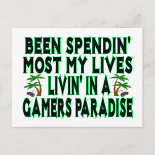 Gamers Paradise Briefkaart