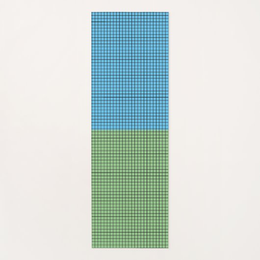 Gamers raster Twee gesteunde 4 kleuren Yogamat (Voorkant)