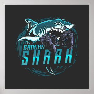 Gamers Shark   Gokken Poster